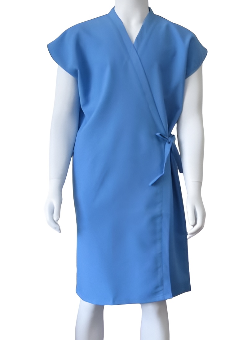 Front Wrap Gowns - Cap Sleeve image 1